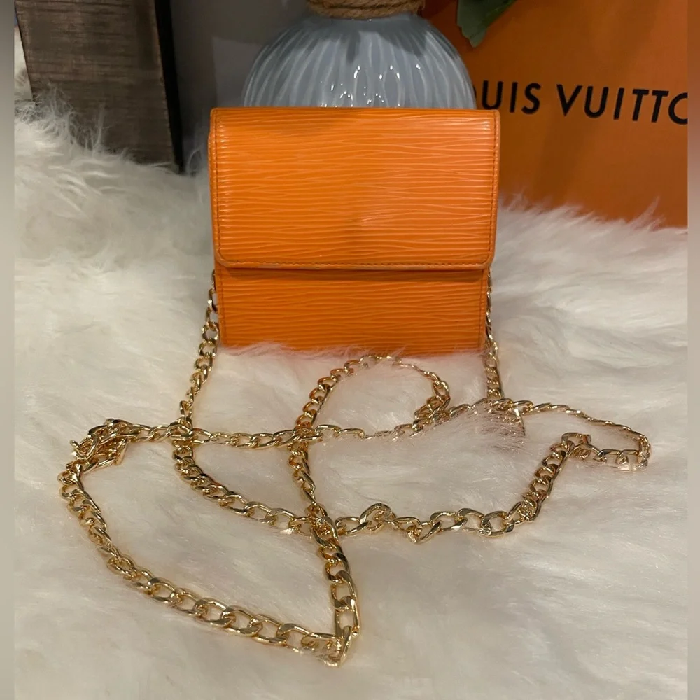 Authentic Louis Vuitton Epi Porte Feiulle Elise Wallet On A Chain | SP00… - Picture 2 of 16